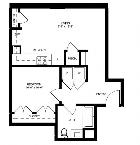 New Manchester Flats Floor Plan